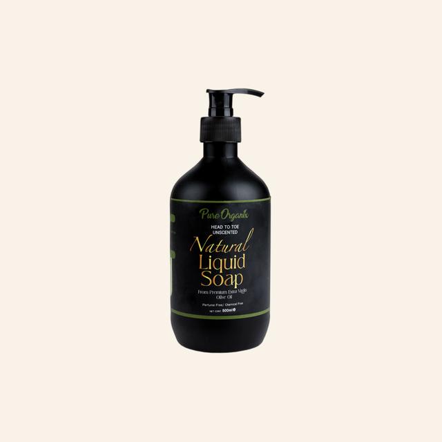 The Pure and Gentle Unscented Natural Liquid Soap - 500ml