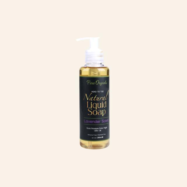 The Aromatically Rich Lavender Scented Natural Liquid Soap -250ml